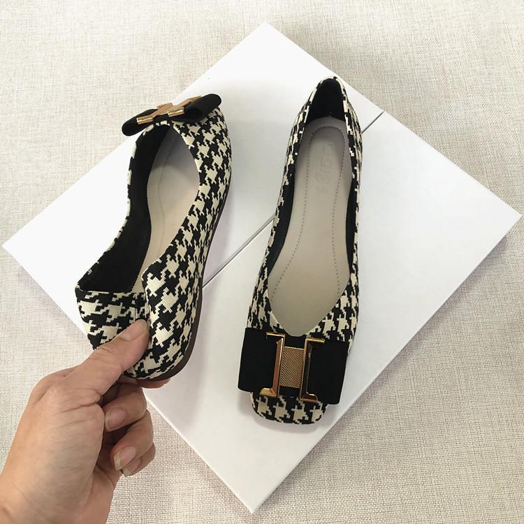 Giày Búp Bê Mũi Vuông Đế Mềm Thoải Mái Size 32-44 Thời Trang Cho Nữ