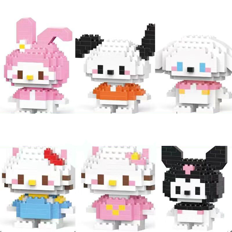 Đồ Chơi Lắp Ráp Mô Hình Nhân Vật Hoạt Hình Mini Dễ Thương