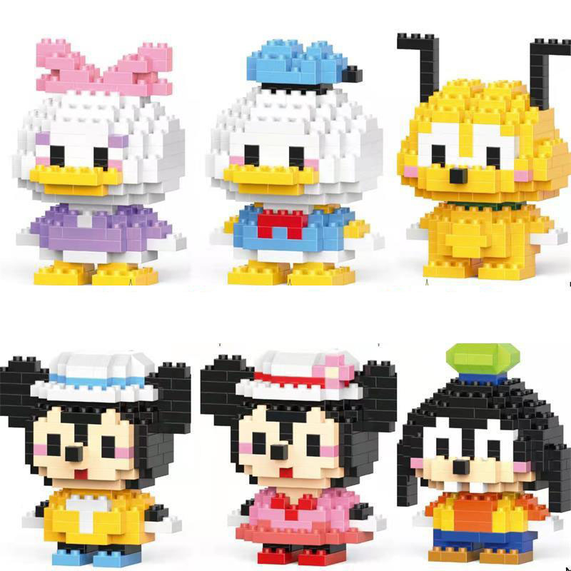 Đồ Chơi Lắp Ráp Mô Hình Nhân Vật Hoạt Hình Mini Dễ Thương