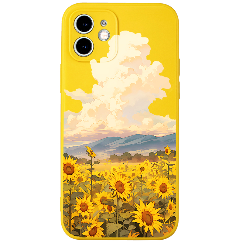 Ốp điện thoại JURSUE dễ thương đẹp độc lạ dẻo Cho iPhone 14 13 12 11 Pro Max SE 2020 X XR XS 8 7 ip 6S 6 Plus kute XYH1882