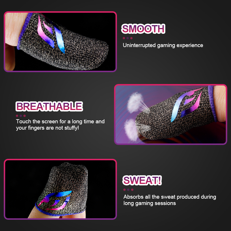 Găng Đeo Ngón Tay Chống Mồ Hôi Zkronsky Series 36-pin Dùng Để Chơi game Trên Điện Thoại