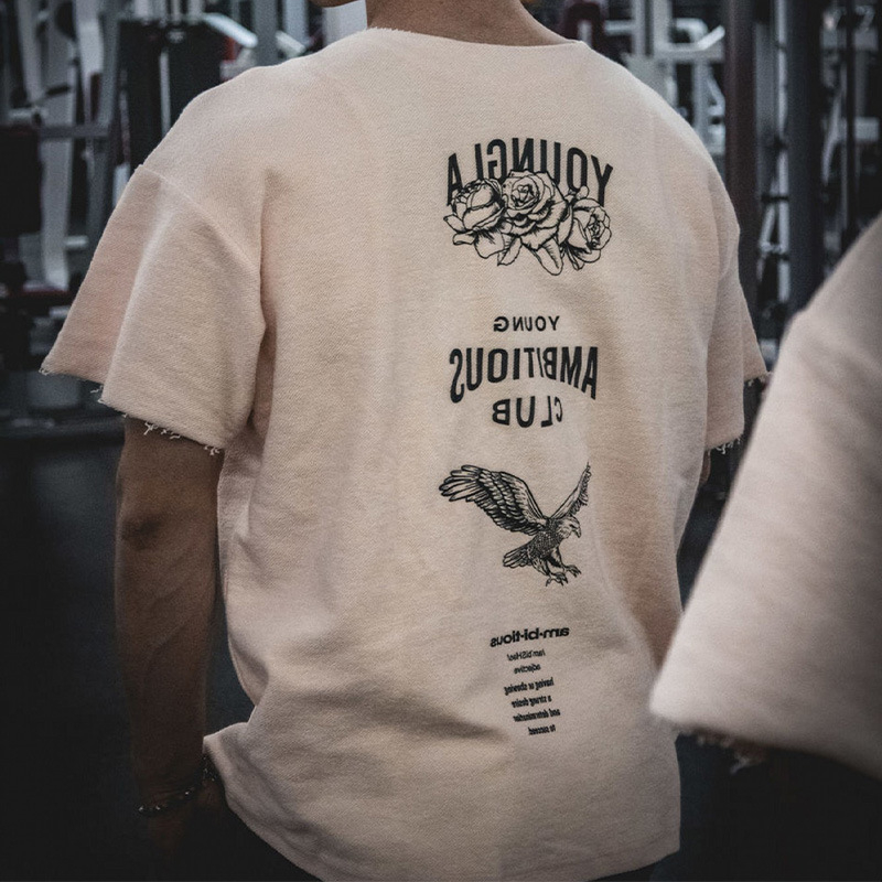 Áo Thun Thể Thao Chất Liệu Cotton Thấm Hút Mồ Hôi Nhanh Khô Năng Động Thời Trang Cho Nam