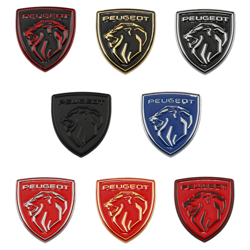 Logo Sư Tử Peugeot 3D Bằng Kim Loại Dán Trang Trí Xe Hơi Peugeot