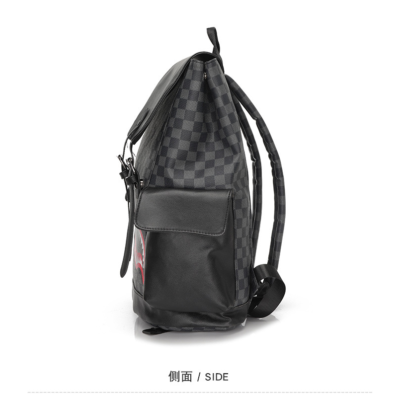 JINRU Balo Da Backpack Unisex Chống Nước 2023 NEW K96T0EZ