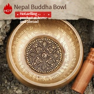 Bát Gõ Phật Giáo Tây Tạng Thiền Tụng Yoga Thiền Định Đáy Năm Cánh
