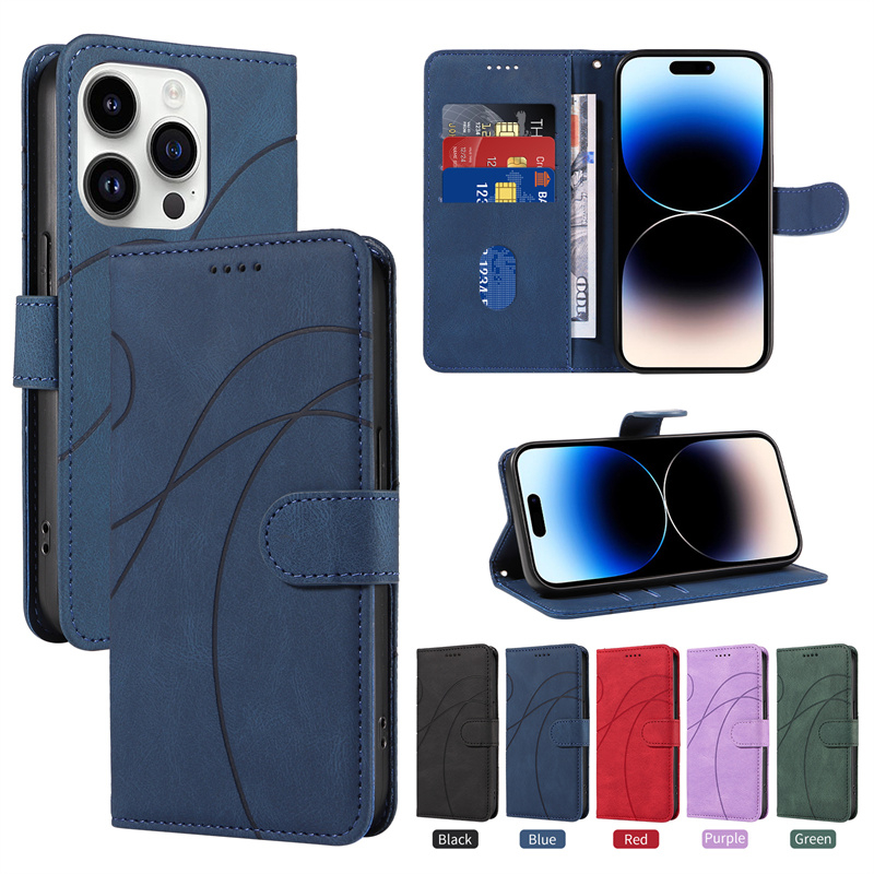 Bao Da PU Nắp Gập Kiểu Ví Kèm Giá Đỡ Cho Samsung Galaxy J3 J5 2016 J330 J530 J310 J510 J7 J4 J6 Prime Plus 2018 J415 J610F Vỏ