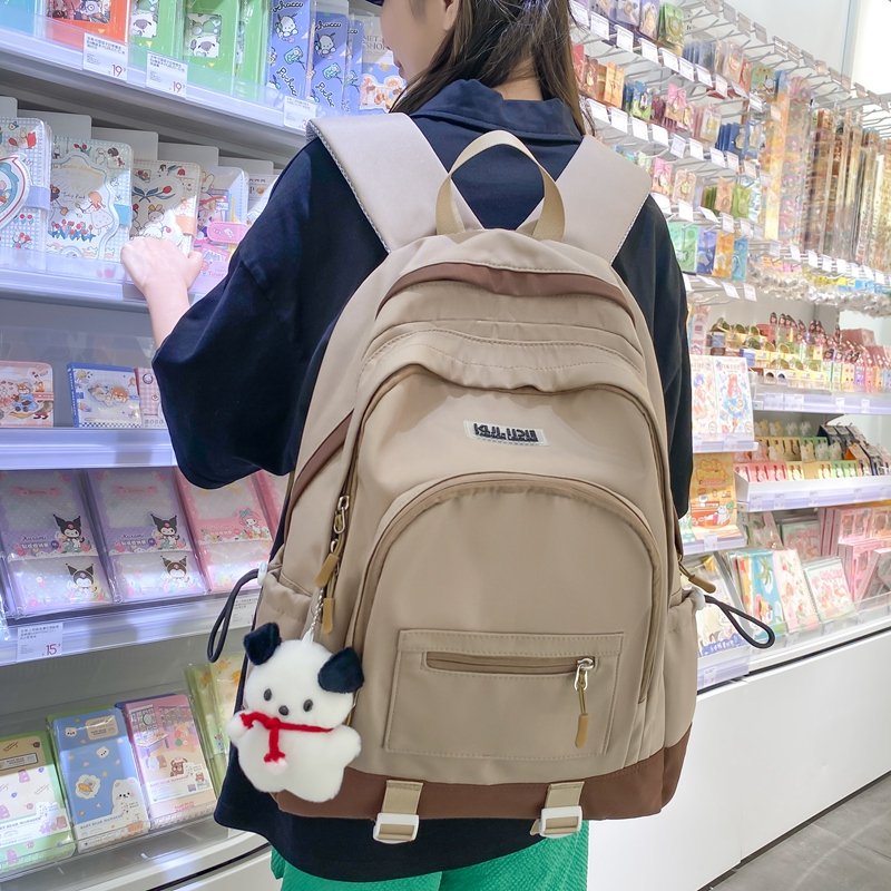 Backpack Prettyzys 2023 Korean Student Bag Large capacity Cute School 14 inch For Teenage Girl