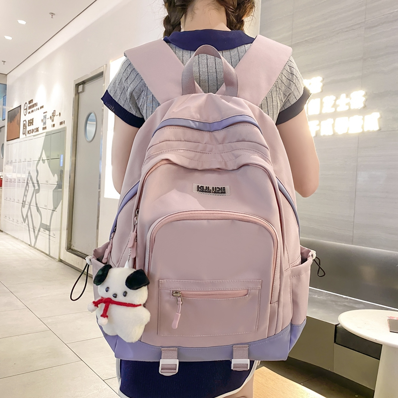 Backpack Prettyzys 2023 Korean Student Bag Large capacity Cute School 14 inch For Teenage Girl