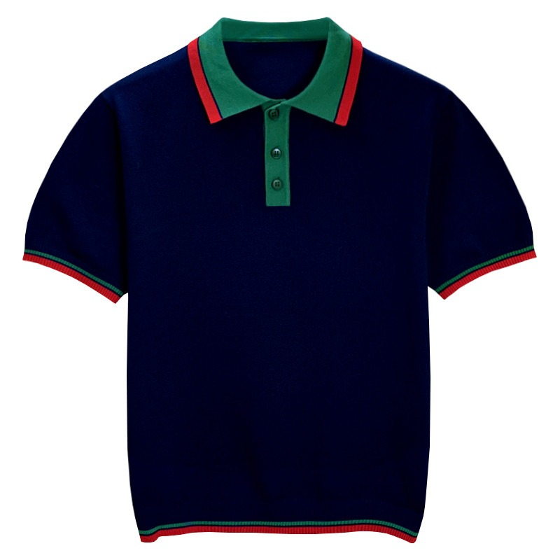 Áo Thun polo Dệt Kim Cao Cấp Thời Trang Mùa Hè Cho Nam Size M-3xl