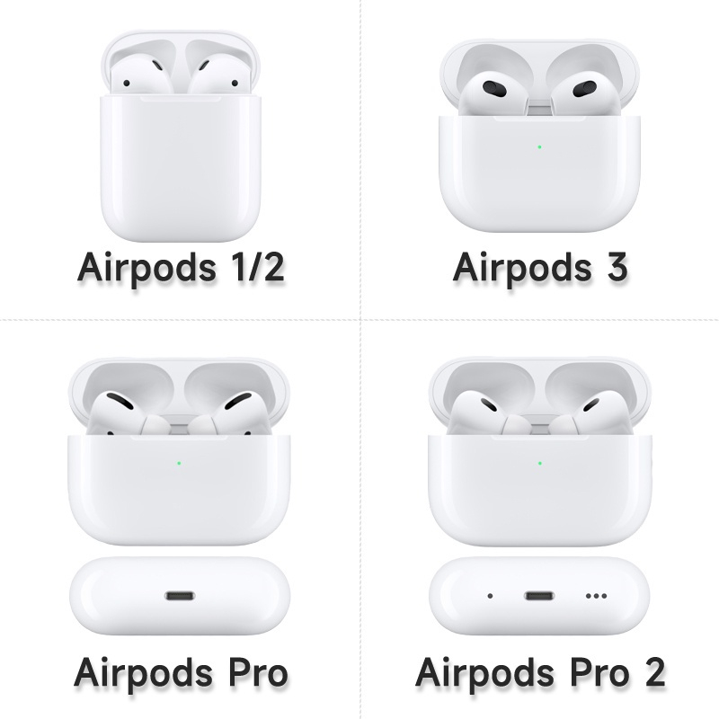 Vỏ Bảo Vệ Hộp Sạc Tai nghe không dây Bằng Silicon Mềm Hình Marshall Cho Airpods Pro 2 Case 3 1