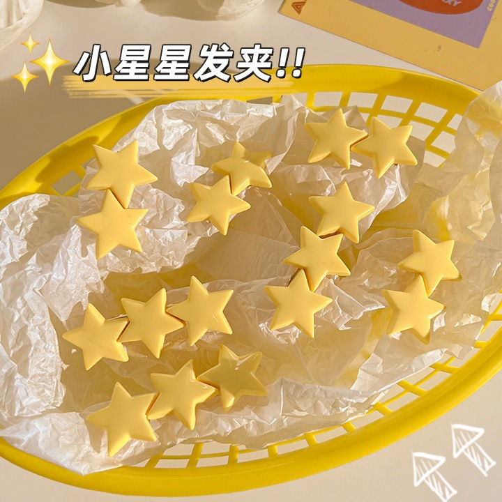 Kẹp Tóc Hình Ngôi Sao Vàng Nhỏ Nhắn Dễ Thương Thời Trang 2023