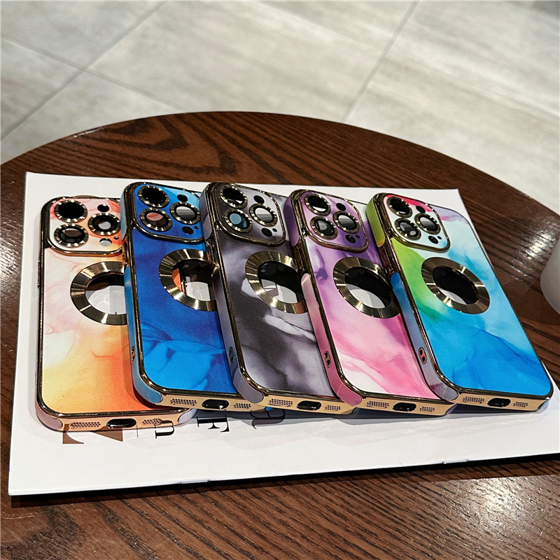 Ốp Điện Thoại Da Mềm / Có Màng Bảo Vệ Ống Kính Máy Ảnh Cho compatible for iPhone 11 12 13 14 pro max