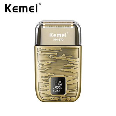 Máy cạo râu KEMEI chuyên nghiệp kèm 2 lá chống thấm nước dành cho nam giới