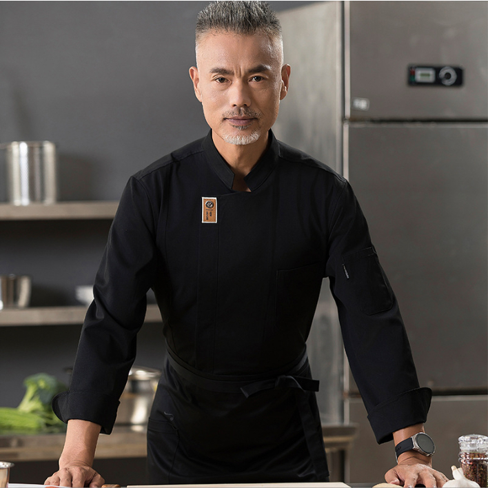 Áo Khoác Đồng Phục Đầu Bếp Dài Tay Thoáng Khí Cho Nhà Hàng Khách Sạn baju perempuan