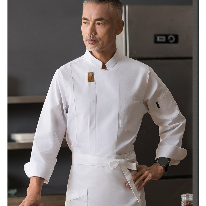 Áo Khoác Đồng Phục Đầu Bếp Dài Tay Thoáng Khí Cho Nhà Hàng Khách Sạn baju perempuan