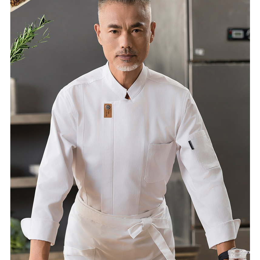 Áo Khoác Đồng Phục Đầu Bếp Dài Tay Thoáng Khí Cho Nhà Hàng Khách Sạn baju perempuan