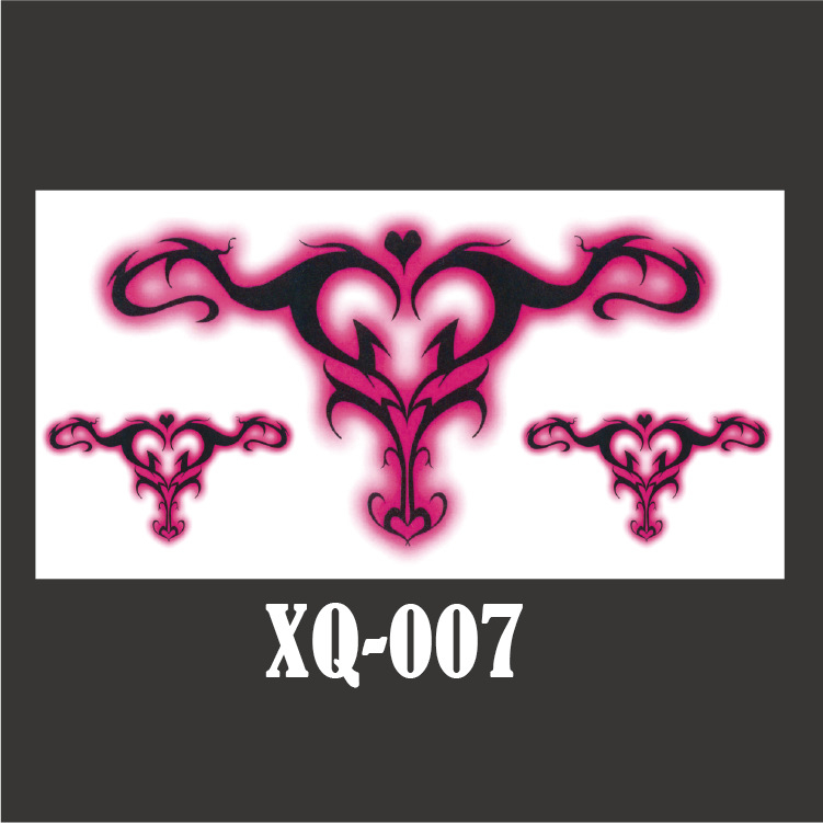 Hình Xăm Dán Bụng Giả Tạm Thời Lâu Trôi 7 Ngày In Họa Tiết Succubi Quyến Rũ