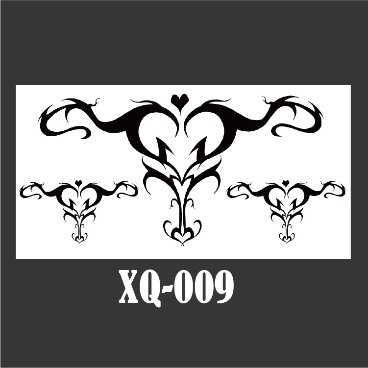 Hình Xăm Dán Bụng Giả Tạm Thời Lâu Trôi 7 Ngày In Họa Tiết Succubi Quyến Rũ