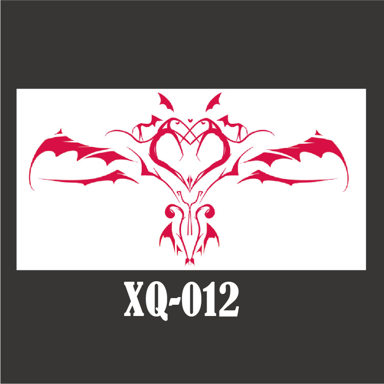 Hình Xăm Dán Bụng Giả Tạm Thời Lâu Trôi 7 Ngày In Họa Tiết Succubi Quyến Rũ