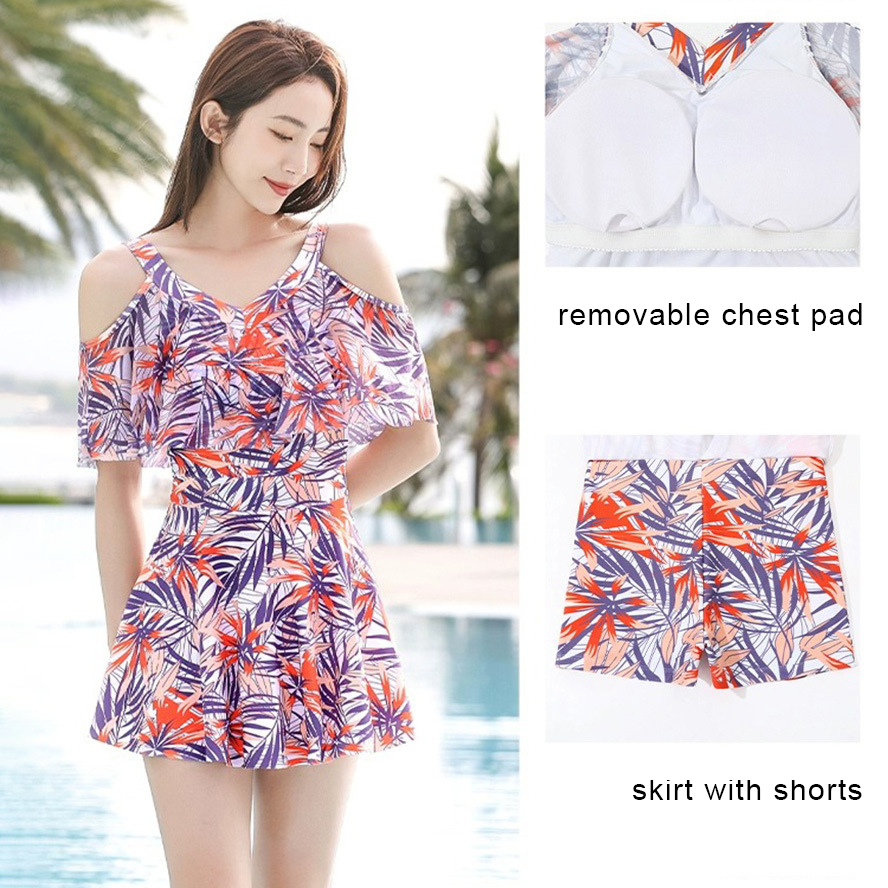 Bộ Đồ Bơi Một Mảnh Thoáng Khí Thoải Mái Kèm Quần short Thời Trang 2023 Cho Nữ