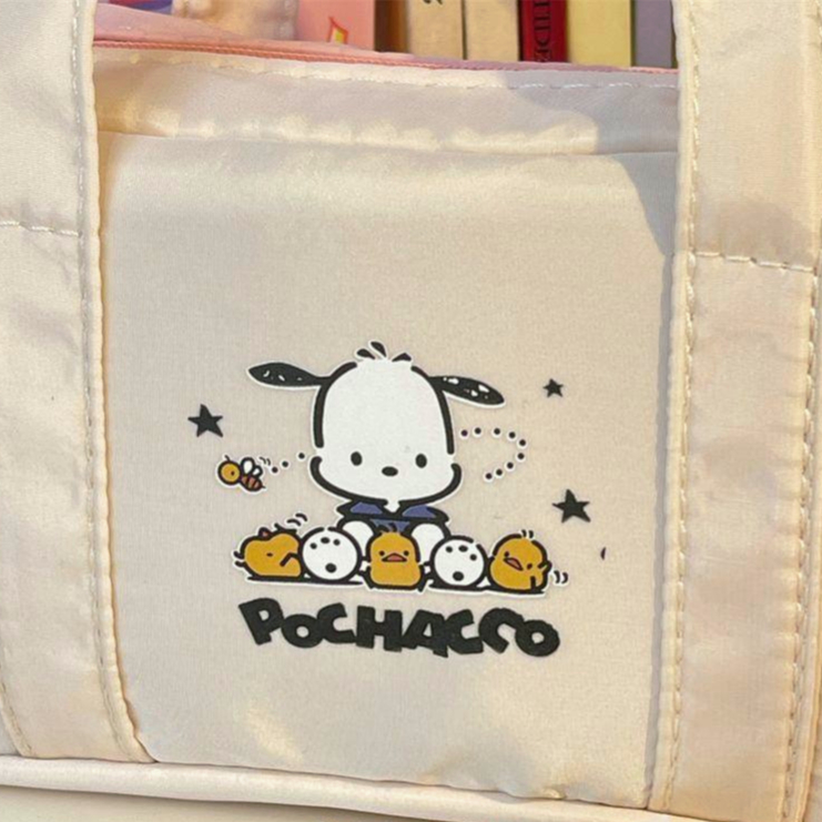 Túi Đựng Bút Chì / Mỹ Phẩm Sức Chứa Lớn Hình Chú Chó Hoạt Hình Dễ Thương