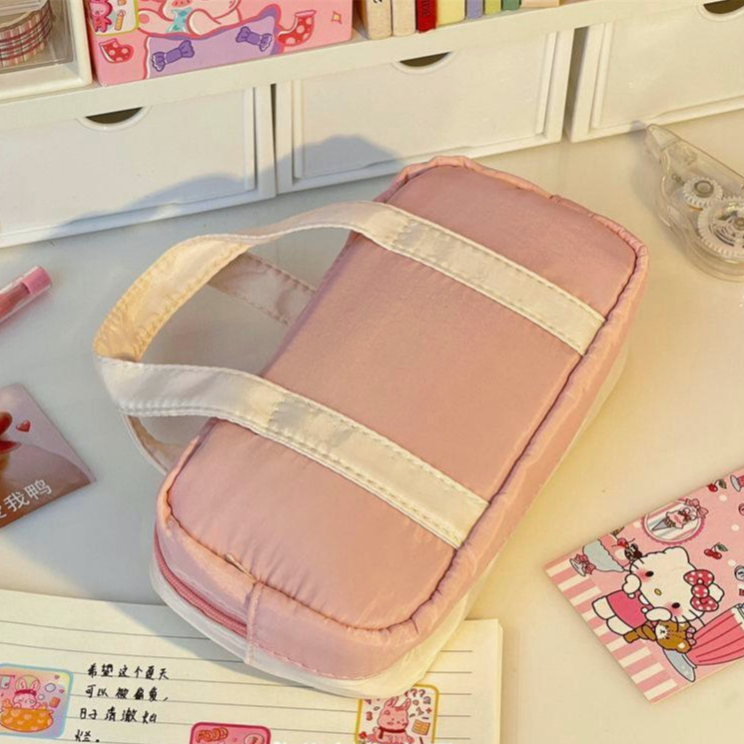 Túi Đựng Bút Chì / Mỹ Phẩm Sức Chứa Lớn Hình Chú Chó Hoạt Hình Dễ Thương