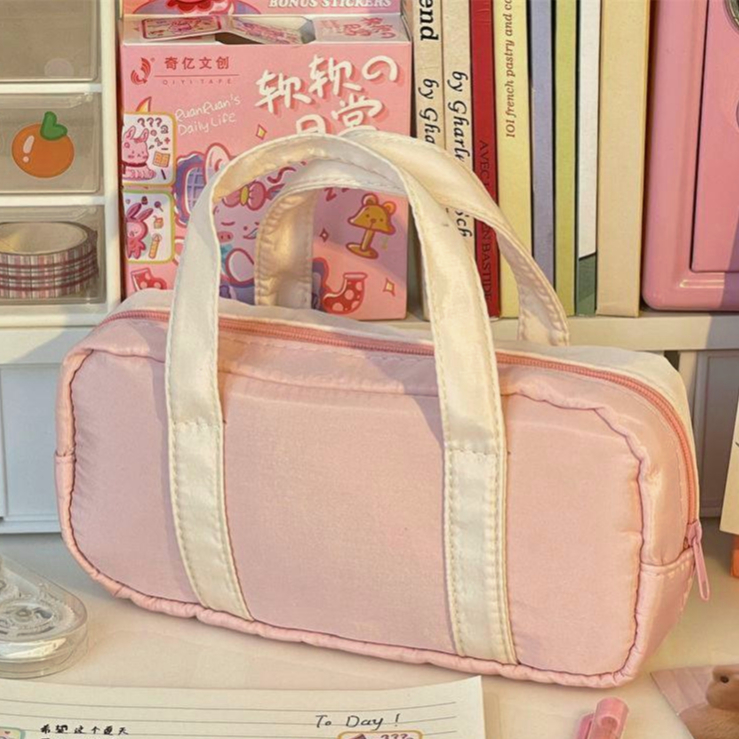 Túi Đựng Bút Chì / Mỹ Phẩm Sức Chứa Lớn Hình Chú Chó Hoạt Hình Dễ Thương