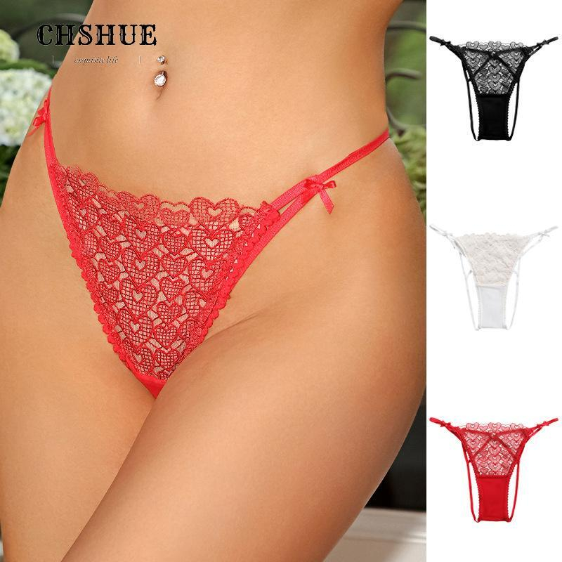 Quần Lót Ren Mỏng Thoáng Khí Đính Nơ Gợi Cảm Cho Nữ