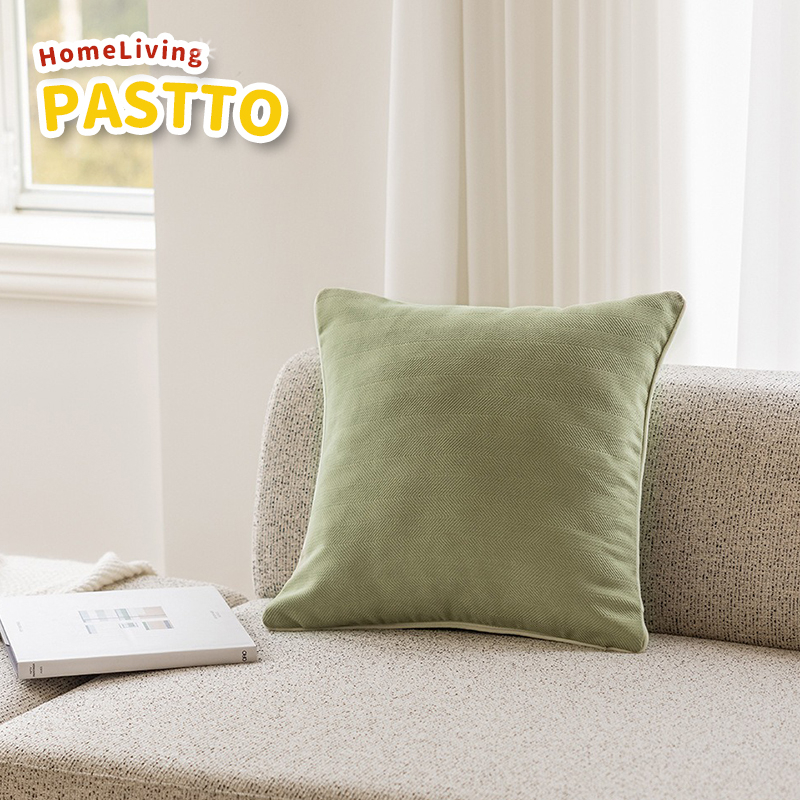 45x45 Vỏ gối tựa lưng Vuông Màu Xanh Lá Cây Trang Trí Nội Thất