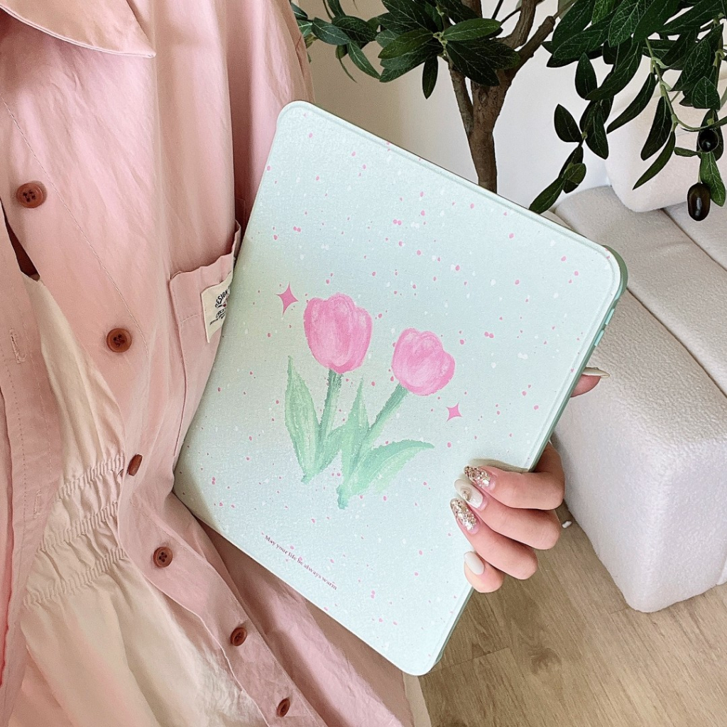 360° Ốp Máy Tính Bảng Xoay Kèm Ngăn Đựng Bút Cho iPad 10.2 Air 5th / 4th Generation 10.9 iPad Pro 11 9.7 10.2 7 8 9th Air3 pro10.5 10th