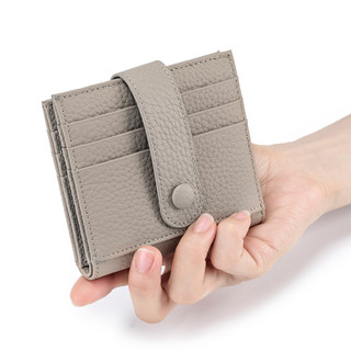 Ví Da Bò Mini Dạng Gập Thời Trang Cho Nữ