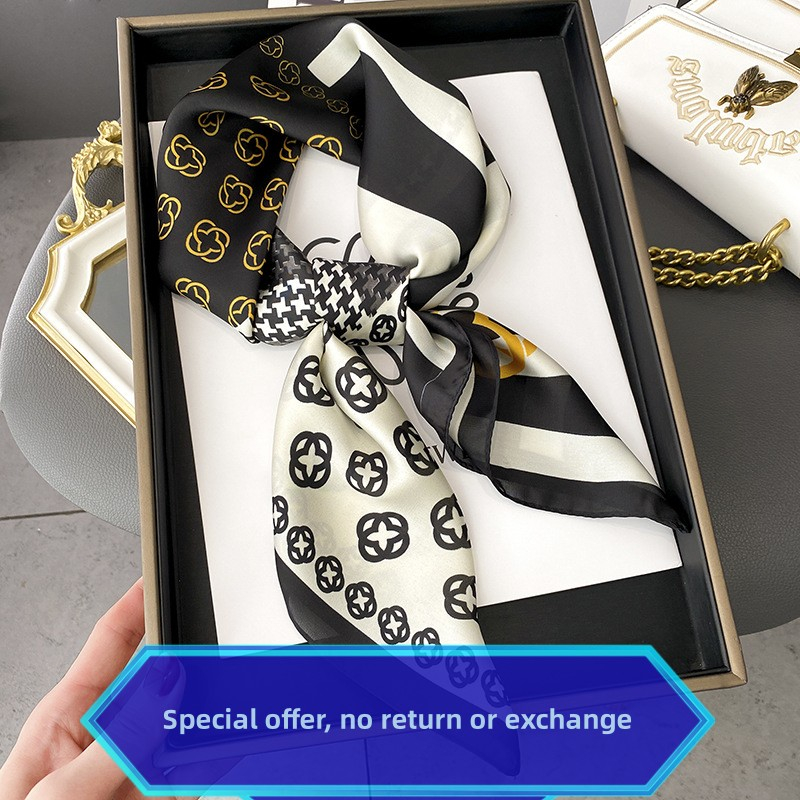 Khăn Lụa Satin Vuông 70cm Cho Nữ WJ1026-268