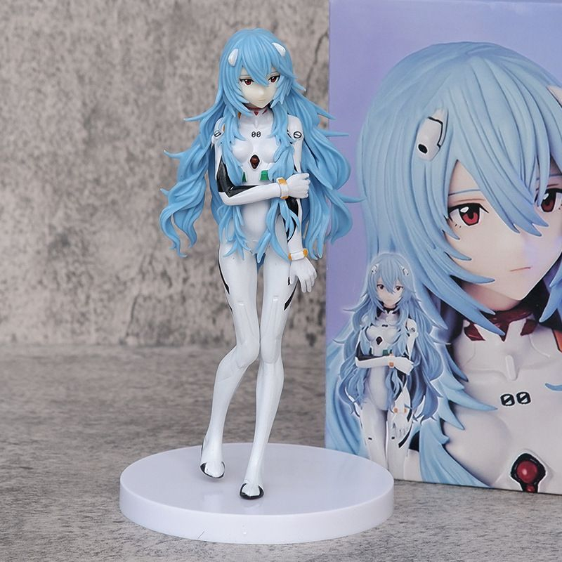 17cm Anime NEON GENESIS EVANGELION EVA Ayanami Rei Asuka Langley Soryu Robot Driver PVC Nhân Vật Hàn