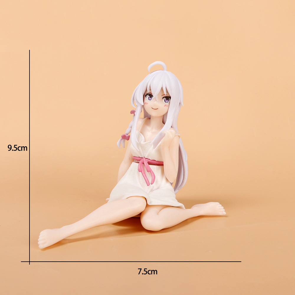 Mô Hình Đồ Chơi Nhân Vật Phù Thủy Elaina Elaina Ashen 10cm Quyến Rũ Trang Trí Xe Hơi