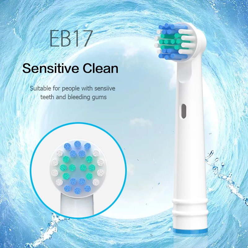 Set đầu bàn chải đánh răng điện ORAL-B thay thế thích hợp cho D36/ D12/ D16/ 2000/ 4000/ 8000/ 9000