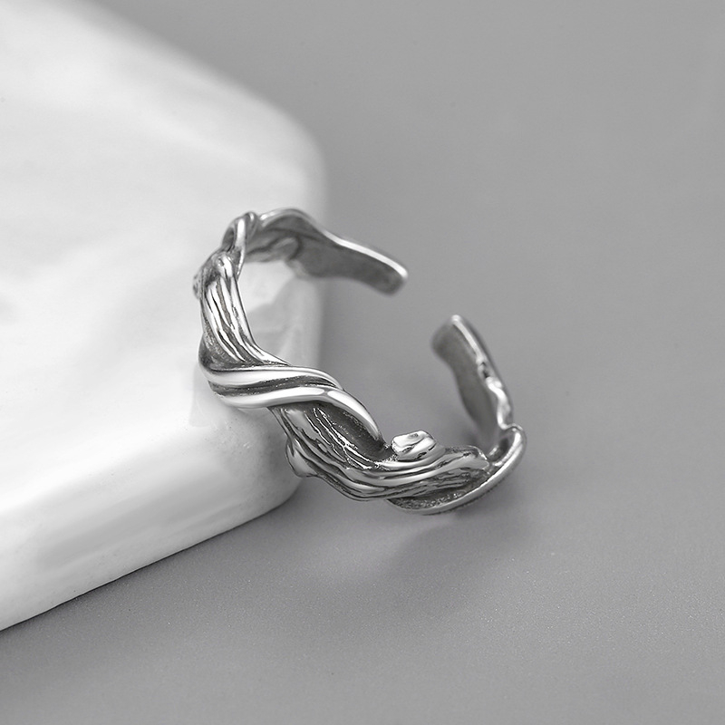 Nhẫn Gỗ Phong Cách Retro Thời Trang Cho Nam