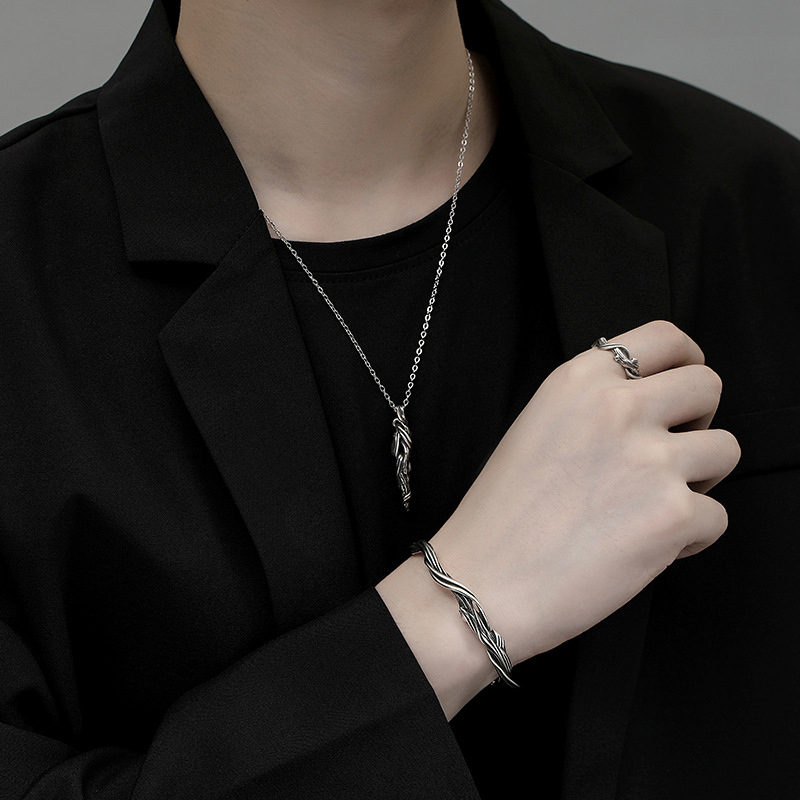 Nhẫn Gỗ Phong Cách Retro Thời Trang Cho Nam