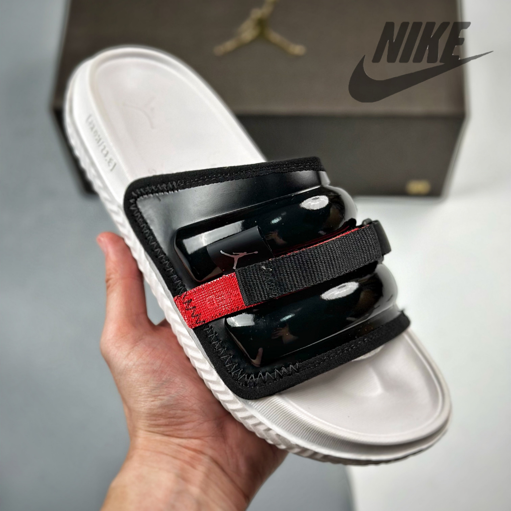 Nk Jrdan Superplay Superplay Dép Xỏ Ngón Thể Thao Đệm Khí Mềm Dày Cá Tính Cho Nam Và Nữ