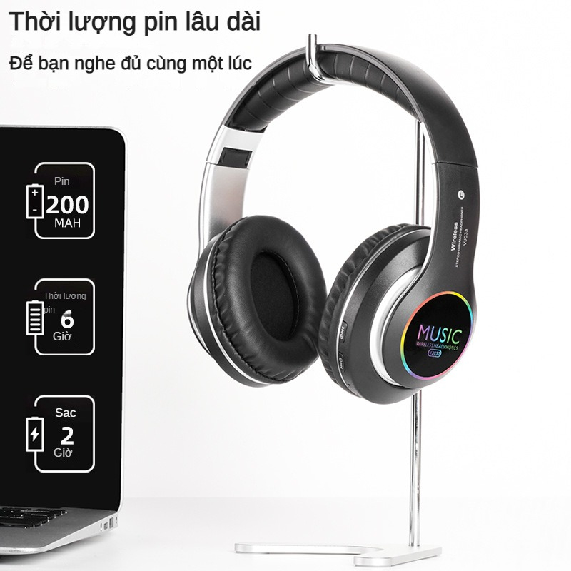 Tai Nghe Bluetooth Thể Thao Không Dây Dạ Quang Mẫu Cross-Border VJ033