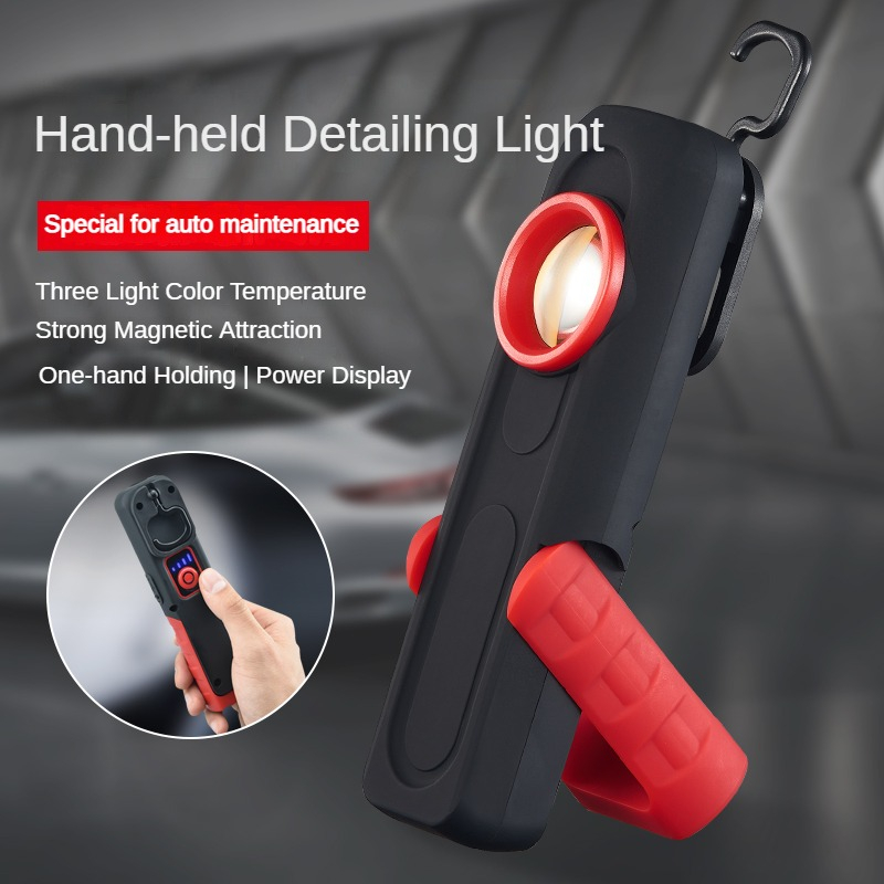 Đèn led Từ Tính Cầm Tay Ánh Sáng Vàng Chuyên Dụng Cho Xe Hơi