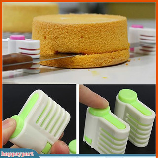 (happaypart) Công cụ cố định dao cắt bánh 5 tầng dùng làm bánh kem tiện dụng DIY