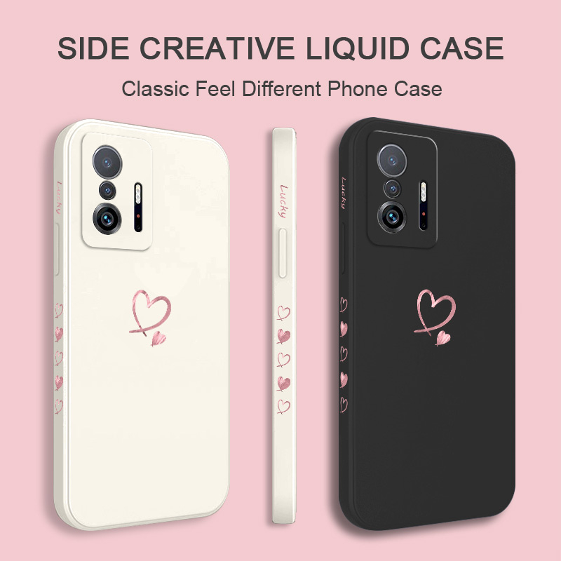 Ốp Điện Thoại Họa Tiết Trái Tim Cho xiaomi mi 13t 12t 11t 10t pro lite mi 9t pro 5g