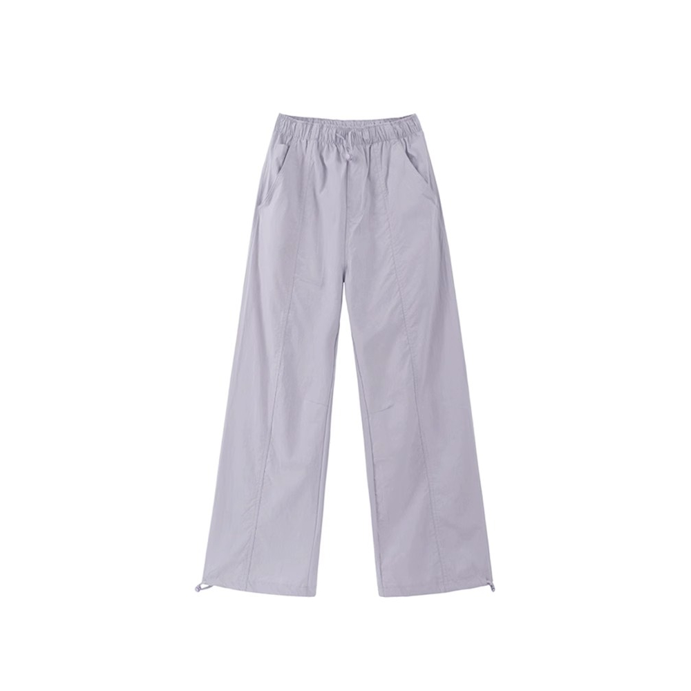 Quần Ống Rộng Phối Dây Rút Phong Cách Hàn Quốc Thời Trang Mùa Hè Mới Cho Nữ