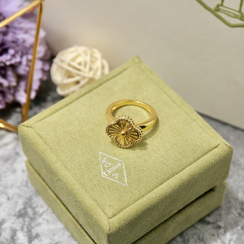 Nhẫn Mạ Vàng 18K Thời Trang Cho Cặp Đôi