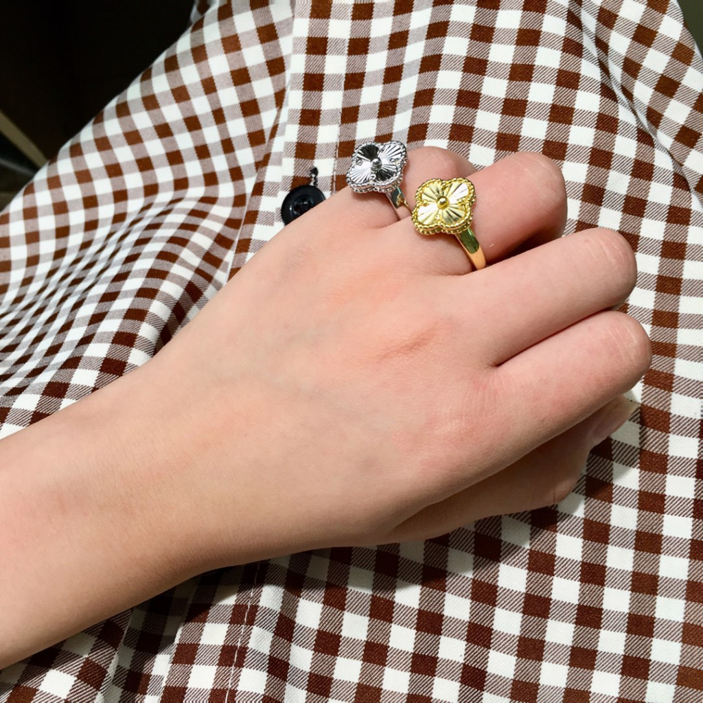 Nhẫn Mạ Vàng 18K Thời Trang Cho Cặp Đôi