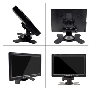 Màn hình ô tô 7 "16: 9 màn hình 800 * 480 với đầu vào video 2 chiều tft hd kỹ thuật số cho camera quan sát phía sau bãi đậu xe dự phòng đảo ngược