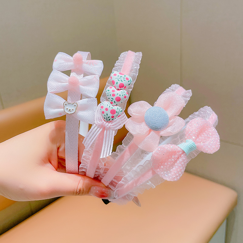 Băng Đô Cài Tóc Công Chúa Dễ Thương Chống Trượt Không Đau Cho Bé Gái