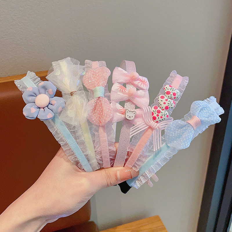 Băng Đô Cài Tóc Công Chúa Dễ Thương Chống Trượt Không Đau Cho Bé Gái