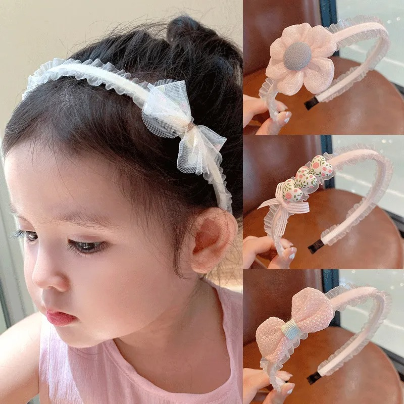 Băng Đô Cài Tóc Công Chúa Dễ Thương Chống Trượt Không Đau Cho Bé Gái