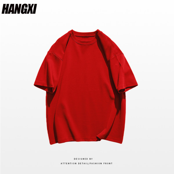 Áo Thun 100% cotton Tay Ngắn Cổ Cao Màu Trơn Phong Cách Hàn Quốc Thời Trang Xuân Hè Hàng Mới 2023